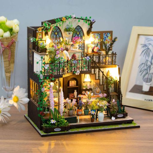 Румбокс Цветочный домик Дарси Darcy Flower House Интерьерный конструктор DIY House M2322 (2063898)