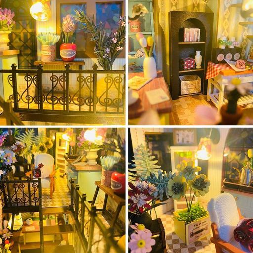 Румбокс Цветочный домик Дарси Darcy Flower House Интерьерный конструктор DIY House M2322 (2063898)