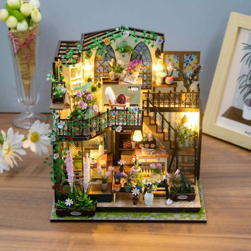 Румбокс Цветочный домик Дарси Darcy Flower House Интерьерный конструктор DIY House M2322 (2063898)