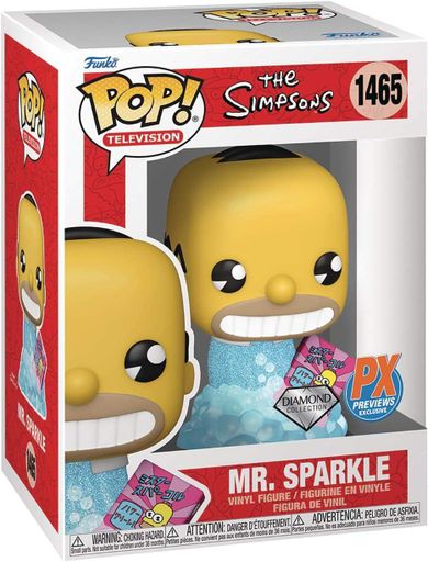 Фигурка Funko Pop Симпсоны Гомер / Мистер Спаркл The Simpsons Mr. Sparkle 10 см Exclusive TS MS E 1465 (2063952)