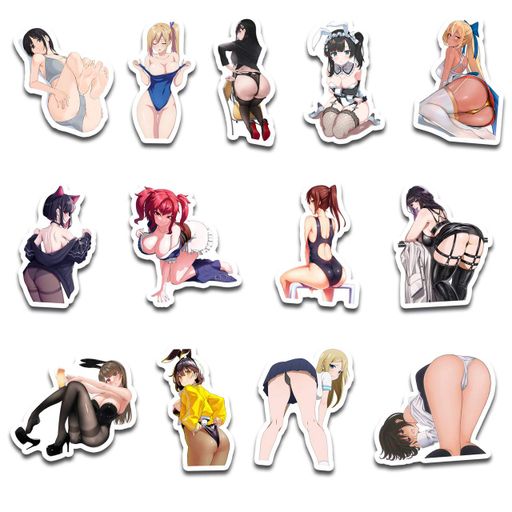 Стикерпак Набор наклеек GeekLand Вайфу Waifu 45 штук SP W 01 (2063987)