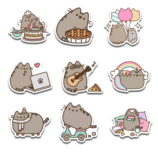 Стикерпак Набор наклеек GeekLand Пушин Pusheen 45 штук SP P 01 (2064177)