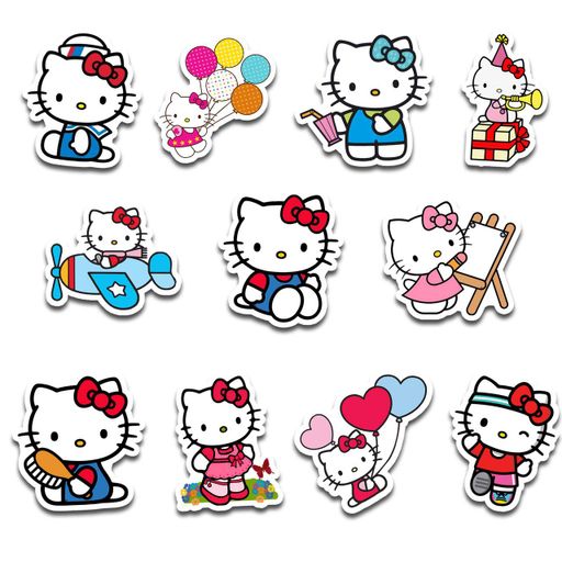 Стікерпак Набір наклейок GeekLand Hello Kitty Хелло Кітті 45 штук SP HK 01 (2064258)