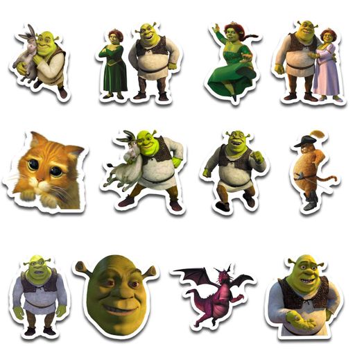 Стикерпак Набор наклеек GeekLand Шрек Shrek 45 штук SP SR 01 (2064259)
