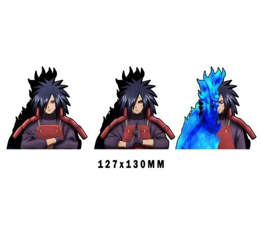 Голографическая наклейка Наруто Мадара Учиха Naruto Uchiha Madara 127x130 мм (2064441)