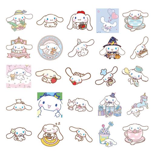 Стикерпак Набор наклеек GeekLand Hello Kitty Cinnamoroll Хелло Китти Синаморол 50 штук (2064885)