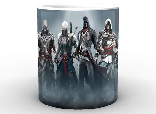Кружка GeekLand белая Assassins Creed Кредо Ассасина персонажи AC.02.05 (2064930)