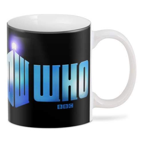 Кружка GeekLand Doctor Who Доктор Кто лого белая DW.02.010.863 (2065004)