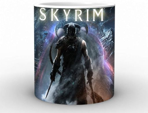 Кружка Geekland Скайрим Довакин и логотип Skyrim SM 02.01 (2065340)