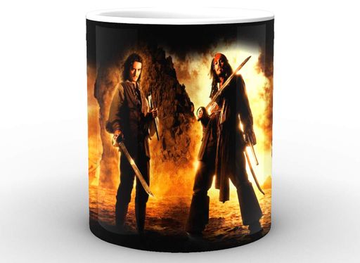 Кружка GeekLand белая Pirates of the Caribbean Пираты Карибского моря персонажи PC.02.006 (2065461)