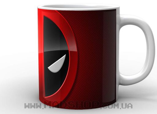 Кружка GeekLand  Дэдпул Deadpool  логотип DP 02.35 белая (2065576)