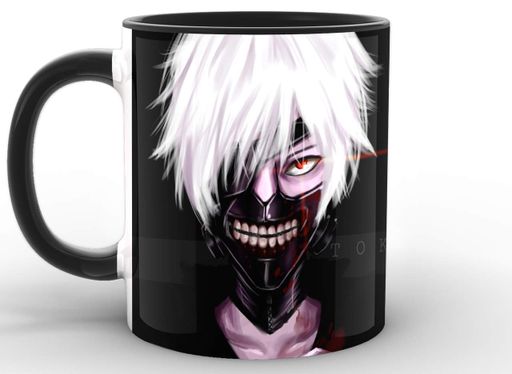 Кружка Geek Land белая Tokyo Ghoul Токийский гуль черный фон TG.02.009 (2065704)