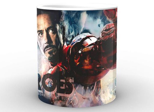 Кружка GeekLand біла Залізна Людина Iron Man герой IM.02.013 (2066116)
