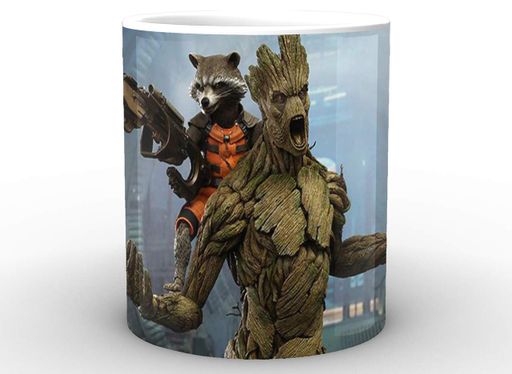 Кружка GeekLand Стражи Галактики Guardians of the Galaxy Енот и Грут GG.02.035 (2066347)