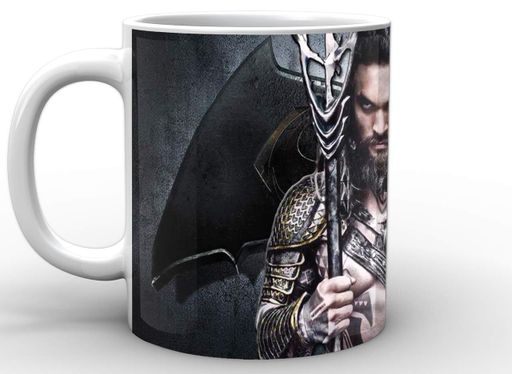 Кружка GeekLand белая Аквамен Aquaman black AQ.02.005 (2066485)