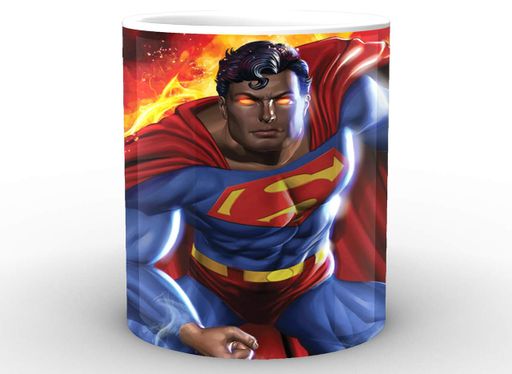Кружка GeekLand белая Супермен Superman Superman Fire SP.02.004 (2066660)