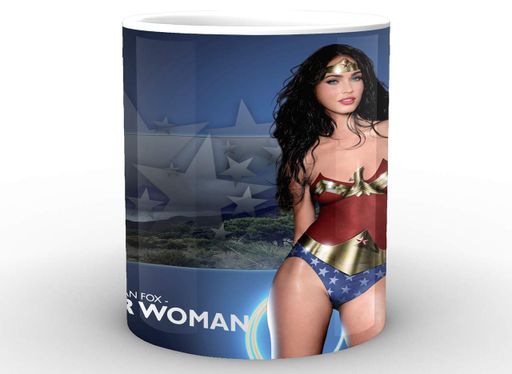 Кружка GeekLand біла Чудо-Жінка Wonder Woman stars WW.02.006 (2066677)