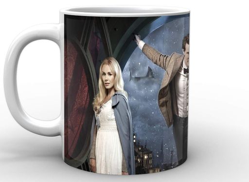 Кружка GeekLand біла Лікар Хто Doctor Who Лікар хто на тлі арки DW.02.025 (2066751)
