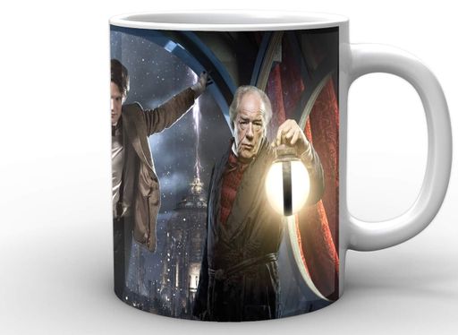 Кружка GeekLand біла Лікар Хто Doctor Who Лікар хто на тлі арки DW.02.025 (2066751)