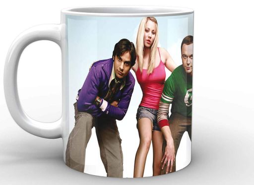 Кружка Geek Land белая Теория большого взрыва The Big Bang Theory на голубом фоне BB.002.11 (2066847)