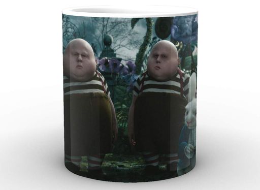 Кружка GeekLand белая Алиса в стране чудес Alice in Wonderland траляля и труляля AW.02.006 (2066897)