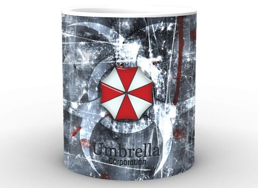 Кружка GeekLand белая Обитель зла Resident Evil эмблема RE.02.003.512 (2067024)