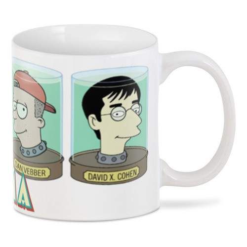 Кухоль Geek Land Футурама Futurama 02.33 голова у банку.586 (2067294)