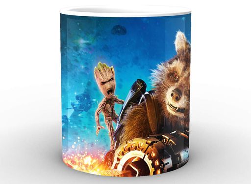 Кухоль GeekLand Стражі Галактики Guardians of the Galaxy Ракета та Грут GG.02.009.224 (2067436)