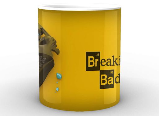 Кухоль Geek Land білий Breaking Bad У всі тяжкі револьвер BB.02.026 (2067727)