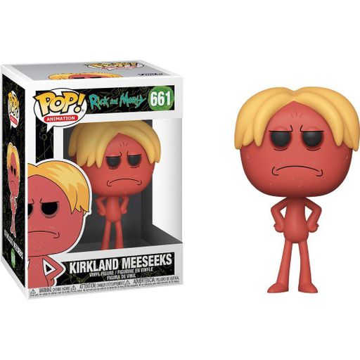 Фігурка Funko Pop Фанко Поп Містер Місікс Кіркланд Рік та Морті Kirkland Mr. Meeseeks 10см PM KM 661 (2068090)