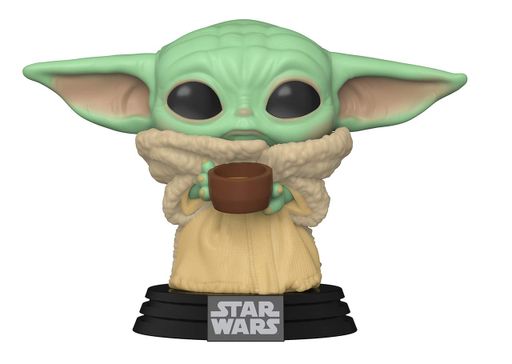 Фігурка Funko Pop Фанко Поп Мандалорець The Child with Cup Малюк Йода з чашкою 10 см SW BY 378 (2068213)