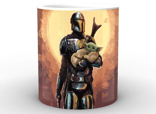 Кружка GeekLand Звёздные войны Мандалорец Мандалорец и Йода Star Wars The Mandalorian TM.04.04 (2068238)