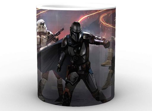 Кружка GeekLand Звёздные войны Мандалорец битва Star Wars The Mandalorian TM.04.09 (2068243)