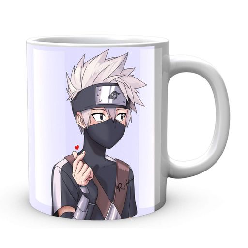 Кружка Geek Land біла Наруто Naruto Какаші Серце пальцями NA.02.308 (2068372)