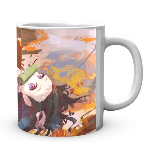 Кружка GeekLand Demon Slayer Клинок, рассекающий демонов Незуко Лежит Сложила пальцы SL 02.446 (2068425)