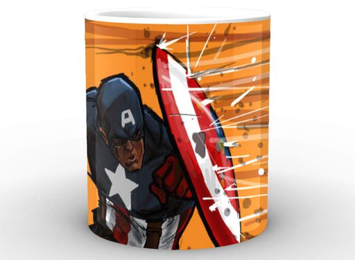 Кружка GeekLand Капитан Америка Captain America старая рисовка CA.02.032 (2068589)