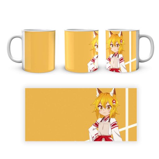 Кружка GeekLand Заботливая 800-летняя жена The Helpful Fox Senko-san orange background FSS 02.09 (2068630)