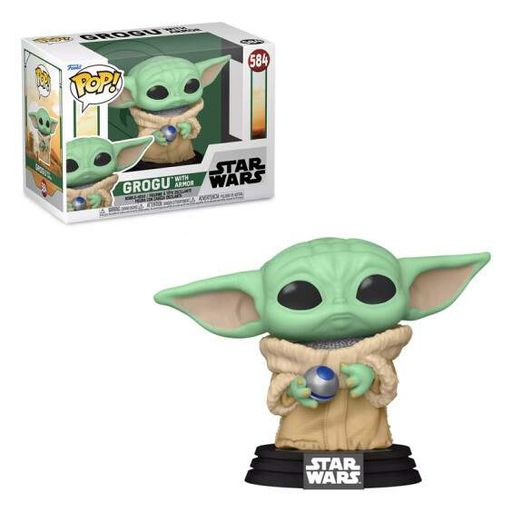 Фигурка Funko Pop Фанко Поп Мандалорец Звёздные войны Грогу The Mandalorian Grogu 10 см SW BY 584 (2068645)