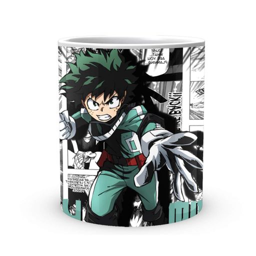 Кухоль GeekLand Моя геройська академія My Hero Academia Ізуку Мідорія на фоні манги MHA 02.518 (2069162)