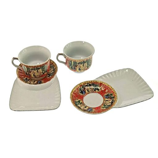 Сервіз чайний No Brand 4 предмети Різнокольоровий (DN23127) (2069936)