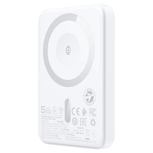 УМБ ACEFAST M25 PD20W MagSafe fast wireless charging power bank 5000 mAh White (2071383)