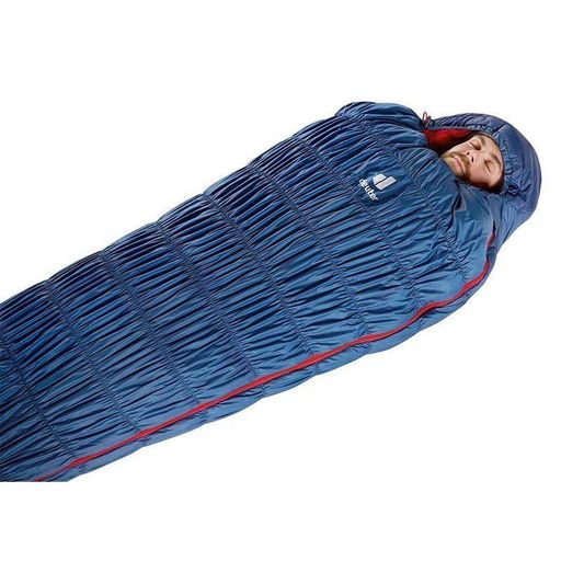 Спальный мешок Deuter Exosphere -10° Steel-Fire правый 205см (3700721 3515 0) (2071516)