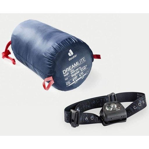 Спальный мешок Deuter Dreamlite L Navy-Cranberry левый 220см (3703121 3524 1) (2071518)