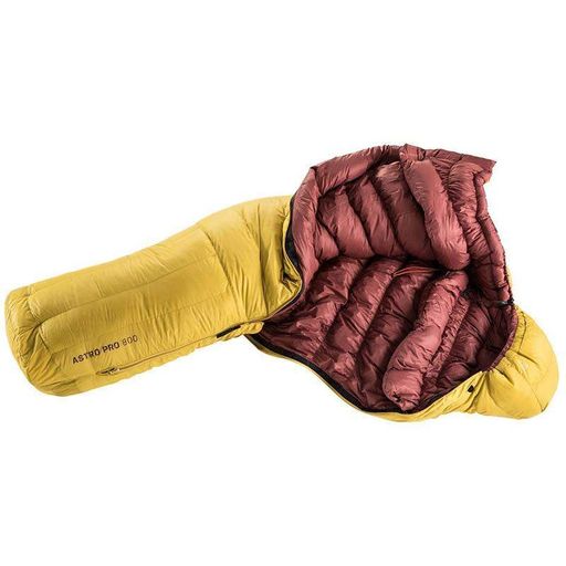 Спальный мешок пуховый Deuter Astro Pro 800 SL Turmeric-Redwood левый (3712823 8505 1) (2071522)