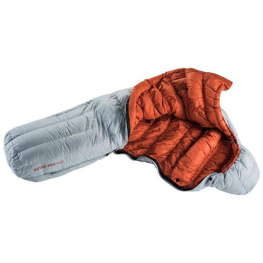 Спальный мешок пуховый Deuter Astro Pro 400 EL Tin-Paprika левый 219см (3712123 4917 1) (2071532)