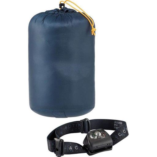 Спальный мешок пуховый Deuter Astro 500 Ink-Curry левый 205см (3711221 3916 1) (2071537)