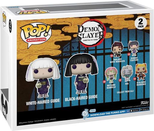 Фигурка Фанко Поп Клинок рассекающий демонов Каната и Кирия Funko Pop Demon Slayer Kanata and Kiriya DS KK 2 (2071602)