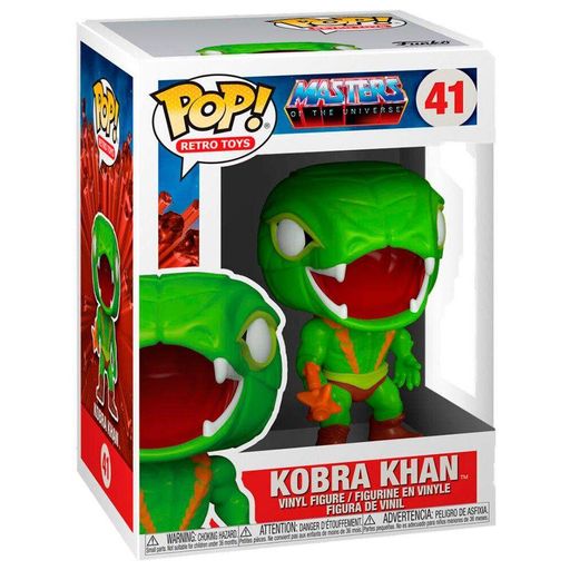 Фігурка Funko Pop Фанко Поп Кобра Хан Masters of the Universe Kobra Khan 10 см Cartoon MU KK 41 (2071894)