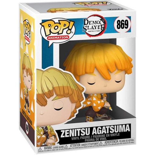 Фігурка Фанко Поп Клинок, який знищує демонів Зеніцу Агацума Funko Pop Demon Slayer Zenitsu Agatsuma DS ZA 869 (2071953)