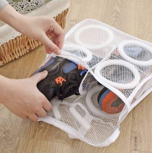 Мішок - Чохол Insneakers мішок для прання взуття L 36*30*12 см Білий (2072645)